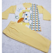 Candysbebe Sarı Bebek Pijama Takım