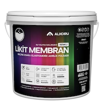 Alkoru 13 Kg Beyaz Likit Membran Renkli Reçine Esaslı