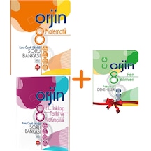 Orjin 8. Sınıf Lgs Hazırlık 3 Lü Set Matematik + İnkılap Tarihi