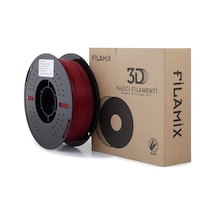 Filamix Pla+ Bordo Kırmızı Filament 1,75 Mm 1 Kg Plastik Makara