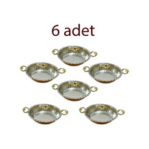 6 Adet Bakır Mini Kahvaltılık Bakır