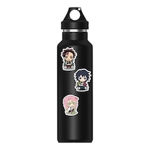 Çizim Ve Tasarım İçin Demon Slayer Karakterli Sticker Seti Abanoz