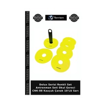 Premium Cnk-88 Kauçuk Çanak 10'lu Sarı Etkinlik Eşyası Fiziksel Araç Eğitimsiz Set