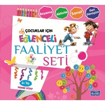 Eğlenceli Faaliyet Seti - Pembe - 4+ Yaş - Rxlu-601388