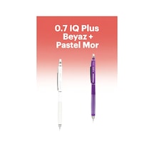 My Iq Plus Versatil Kalem 0.7 Beyaz + Pastel Mor Mor