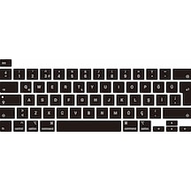 MacBook Uyumlu Pro 13' 2020 A2338 (M1) Silikon Klavye Koruyucu Touchbar