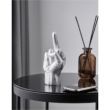 Dekoratif Orta Parmak Şaka Modern Biblo Ev Ofis Hediye Süs Dekor