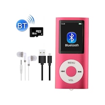 5007mp 8gb Tf Kart  Metal Mp3 Player Renli Ekranlı Fm Radyolu Bluetoth Lu Hafıza Kartı Girişli Müzik Çalar 8gb