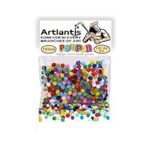 Ponpon 10 Mm 100 Lü 1 Paket Karışık Renk Pon Pon 10 Mm Pompom 1 Cm Elişi Etkinliği Anasınıfı Kreş Okul Öncesi Pom Pom