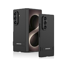 Galaxy Uyumlu Z Fold 8 Ultra Kılıf Pazarplus Kıpta Standlı Kılıf Siyah