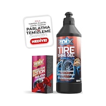 Lastik Parlatıcı Temizleyici Jel Lastik Temizleme Jeli 500ml + Sünger li.