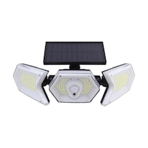 Technosmart 254 Ledli Hareket Sensörlü Solar Projektör Güneş Enerjili Led Bahçe Lambası Şarj Olan Çok Renkli
