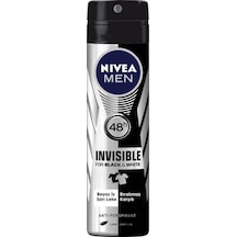 Nivea Men Invisible Black&White Erkek Sprey Deodorant 150 ML