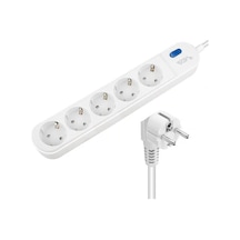 Vea Ve-vega105 A Class 5'li Anahtarlı 1.5 Metre Akım Korumalı Priz Standart