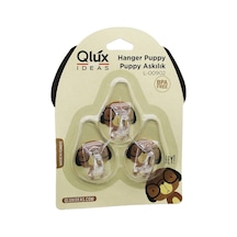 3pcs Puppy Askı Şeffaf Askı Yapışkanlı Montaj 5468 Çok Renkli