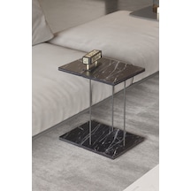 Yan Sehpa Tekerlekli Servis Sehpası Hnd Dikdörtgen Bendir Çok Renkli