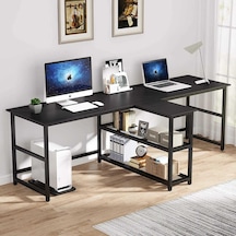 Zizuva Zizuva Tasarım Kitaplıkla Bölmeli Modern 2 Kişilik Çalışma Masa (541151256) Zizuva Zizuva Tasarım Kitaplıkla Bölmeli Modern 2 Kişilik Çalışma Masa (541151256)