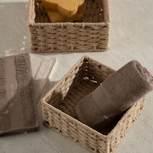 Mudo Home Gına Naturel Düzenleyici Sepet 26x26x12 Bej