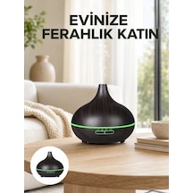 7 Renk Işıklı Ultrasonik Hava Difüzörü - Sessiz Ve Güvenli Kullanım Yeni Nesil
