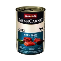 Animonda Gran Carno Sığır Etli Ispanaklı Yetişkin Konserve Köpek Maması 400 G