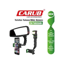 Carub Telefon Tutucu Dikiz Ayna Çok Fonksiyonlu 1 Ad Karışık
