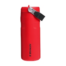 Stanley The Iceflow Flip Straw 2.0 Pipetli Termos Bardak 0.47 Lt / Chili Black Kırmızı