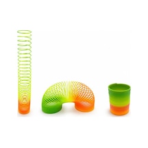 Rainbow Gökkuşağı Stres Yayı - Kutulu Orta Boy Plastik Slinky Oyuncak Çok Renkli