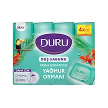 Duru Fresh Sensations Yağmur Ormanı 4 X 150 G - 8 Adet Tarı
