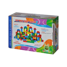 085Kr Woodoy 100 Parça Ahşap  Blok