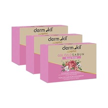 Dermokil Gül Özlü Katı Doğal Sabun 100 Gr X 3 Adet