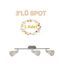 Else Taşlı Led Spot Üçlü Spot Lamba