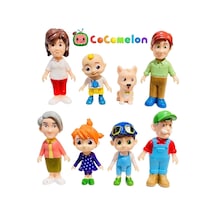 8 Adet Çocuk Oyuncakları Cocomelon Aile Karakter Et Malzeme