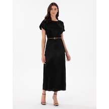 Pierre Cardin Kadın Siyah Elbise Dokuma 50301015-vr046 Siyah