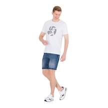 U.S. Polo Assn. Erkek Bisiklet Yaka T-shirt Beyaz