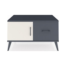 Hyperion Şifonyer Tek Raflı Tek Çekmeceli Tek Kapaklı 88x44x48 Antrasit-aytaşı/antrasit Aytaşı/antrasit