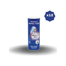 Billur İyotlu Tuz 125 Gr X 12 Adet