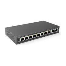 Ruijie Reyee RG-ES110D-P 8-port 10/100 Mbps 2-Port Gigabit Yönetilemeyen Switch