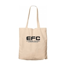 EFC Type Krem Kanvas Bez Çanta Krem