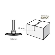 Sc545dm Max Ez Speedclic Yüksek Performanslı Elmas Kesme Diski 38 Mm