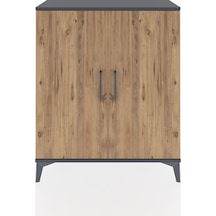 Arges Şifonyer 2 Raflı 2 Kapaklı 88x30x106 Antrasit-çam Antrasit