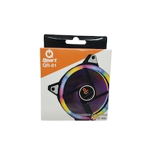 Qpart Qr 01 Rainbow 3 Pin Molex Kasa Fanı 12cm Kutulu