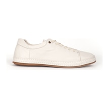 Dericlub Erkek Bağcıklı Comfort Casual Ayakkabı Gerçek Deri Fr 245531 Bej