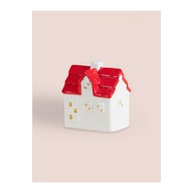 Dekoratif Led Işıklı Yılbaşı Evi 10x7x12 Cm Yılbaşı