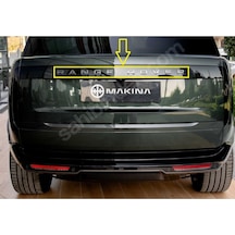 Range Rover 3.0 Sdv6 2024 Uyumlu Range Rover Siyah Bagaj Yazısı