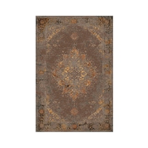 Kartela Halı Melo Halı Jüt Taban Dokuma Halı Kahverengi - 120 X 180 Cm