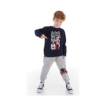 Denokids Don'T Scare Erkek Çocuk Pantolon Takım Çok Renkli