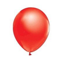 Metalik Kırmızı Balon 100 Adet Diğer
