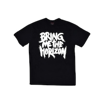 Stoned&Fame Unisex Siyah Bring Me The Horizon Baskılı T-shirt SIYAH