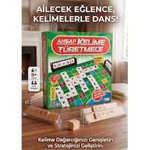 Kelime Türetme Oyunu Ahşap Eğitici Oyun