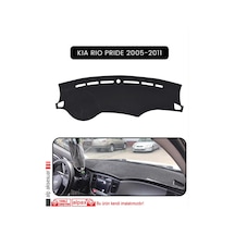 Kia Rio Pride 2005-2011torpido Koruma Halısı Siyah Kenar